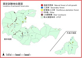 試験地全体マップ 試験地全体マップ